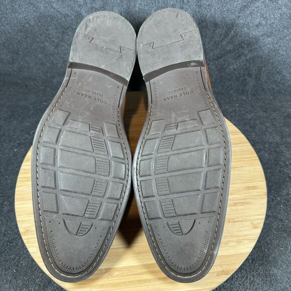 Cole Haan‎ Men's Warren Wing Tip Oxford Style C20322 British Tan Size 10.5 - Picture 6 of 8